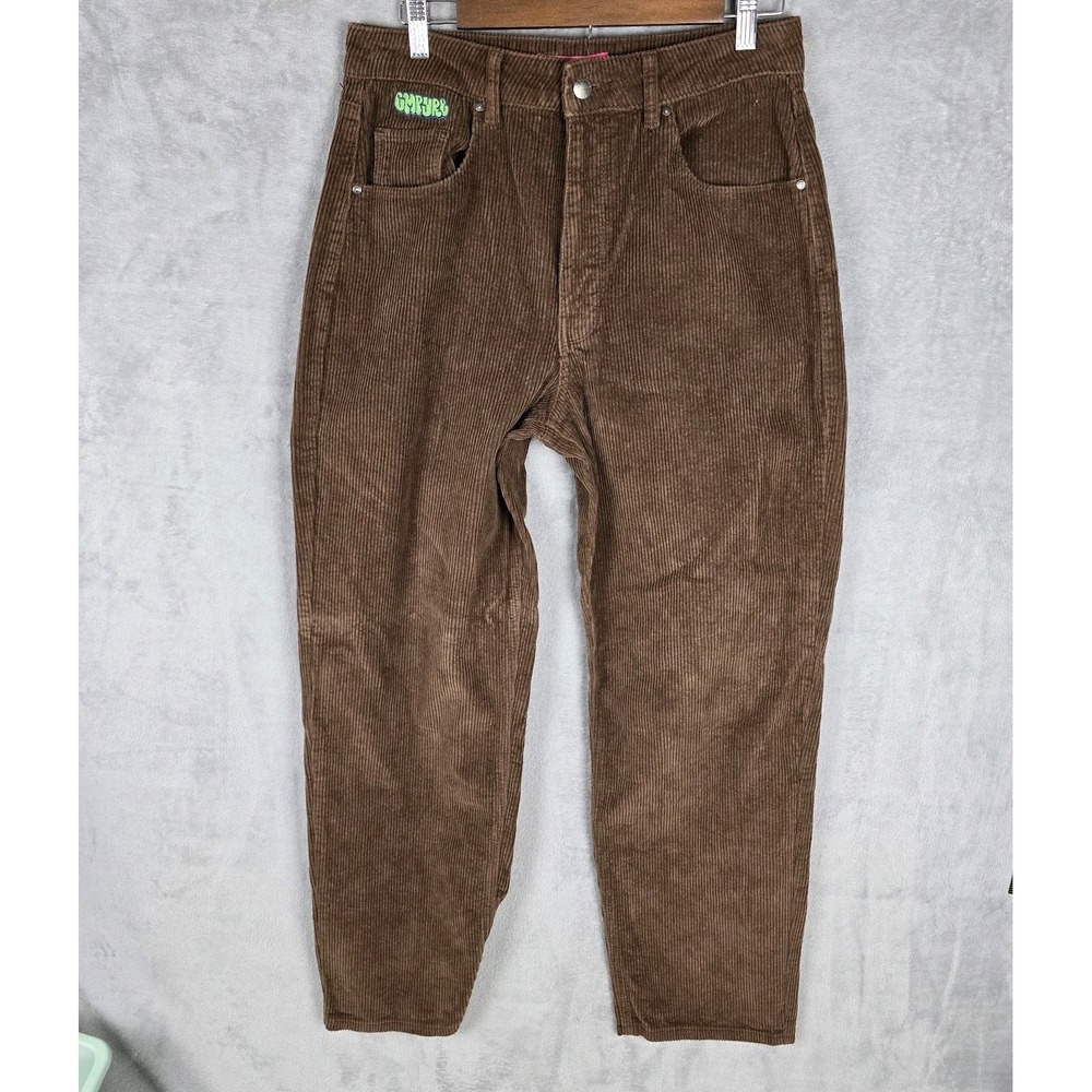 Empyre Tori Brown‎ Corduroy High Rise Tapered Pants Womens Size 10 Skate wear